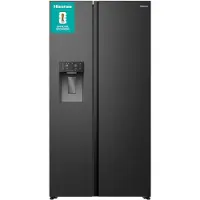 Hisense RS5P528STFE Réfrigérateur-congélateur côte à côte noir