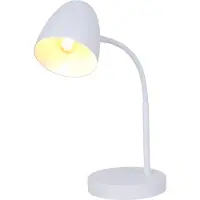 Globo Lampe de table, spot mobile, blanc, E14, H 40 cm