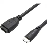 Value Adaptateur HDMI de la marque , connecteur mini HDMI (mâle) vers HDMI (femelle)