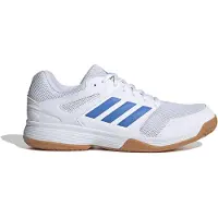 Adidas Hommes, Chaussure de salle, Speedcourt M - ftwwht/rayblu/luaq (47 1/3), Bleu, Blanc