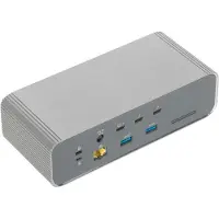 Targus DOCK230EUZ, câble, Thunderbolt 5, 140 W, 3,5 mm, 2 500 Mbit/s, argent