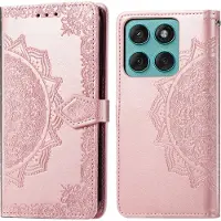 IMoshion Etui de télephone Mandala Motorola Moto G57 Power - Rose Doré
