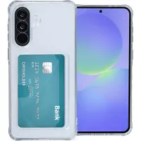IMoshion Coque silicone avec porte-cartes Samsung Galaxy A37 (5G) - Transparent