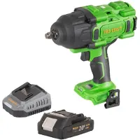 Procraft PWA80bb Clé à choc 20 V 1600 Nm 1/2" Brushless + 1x batterie 2,0 Ah + chargeur