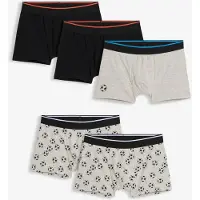 Bonprix Lot de 5 boxers coton doux