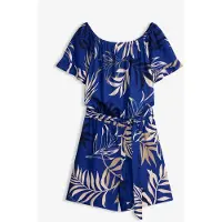 Bonprix Combishort à encolure Bardot