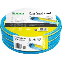 Vartco tuyau d'eau à 4 couches Tuyau d'eau potable de qualité alimentaire Anti Twist Tuyau d'arrosage de jardin Tuyau flexible Tricot résistant aux UV 25 Bar 3/4" 20m
