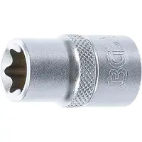 Bgs Douille pour clé, profil E 12,5 mm (1/2") E16