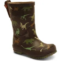 Bisgaard Bottes en Caoutchouc - Basic Caoutchouc - Brown Dino - - 36 - Bottes en Caoutchouc
