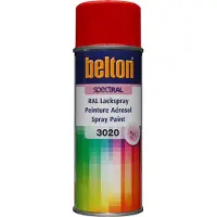 Belton Peinture aérosol RAL 3020 Rouge signalisation brillant 400ML SPECTRAL