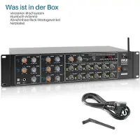 Pyle Usa Home Audio Amplifier Home Theater Power Stereo Receiver Surround Sound PT8050CHEU (Récepteur), Amplificateur stéréo, Noir