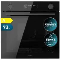 Cecotec Four Multifonction Air Fryer Bolero Hexa AF326000, en verre, couleur noire