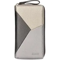 Zwei Porte-monnaies 'Jana' gris / greige / gris foncé