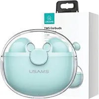 Usams Casque Bluetooth 5.1 Tws Buseries Wireless Green/Green Bhubu03