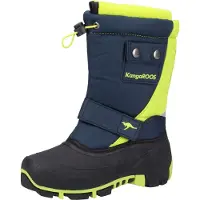 Kangaroos Bottes de neige 'Kanga-Bean II' bleu marine / citron vert / noir