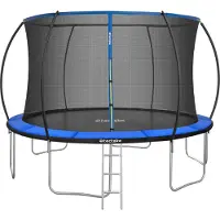 TecTake Trampoline JUMPY avec filet de sécurité - 366 cm