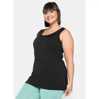 Sheego Haut de sport noir