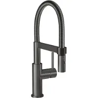 Villeroy & Boch Robinet de cuisine Steel Expert Compact, en acier inoxydable