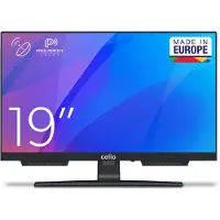Cello Téléviseur LED 19 pouces avec triple tuner, enregistrement USB, HDMI, son haute fidélité et compatible VESA 75x75