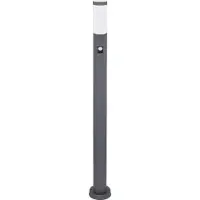 Globo Lampe de jardin 110cm Boston anthracite avec blanc et capteur