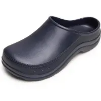 Ladeheid Sabots de jardin pour femmes, chaussures de jardin ultra-légères en EVA LA-CA-ComoWoman (bleu marine, taille 39)