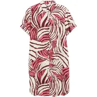 s.Oliver Robe-chemise beige clair / rose / bordeaux