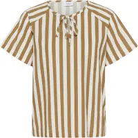 Saint tropez Chemisier 'Zalinda' beige / camel