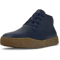 Camper pour homme. K300467-013 Bottines en cuir Peu Terreno navy (45), Plat, Lacets, Casuel, Marine