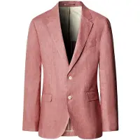 Hackett London Veste de costume rose