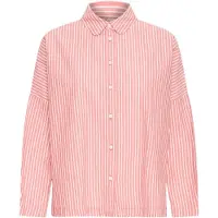 Ichi Chemisier 'GILEY ' corail / blanc