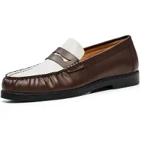 Bershka Chaussure basse chocolat / blanc