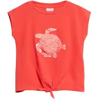 s.Oliver T-Shirt rose ancienne / rouge orangé / blanc