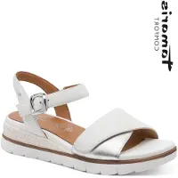 Tamaris Sandales argent / blanc