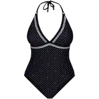 JOOP! Maillot de bain ' Polka Dots ' noir / blanc