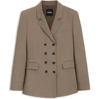 BOSS Blazer Slim en twill de gabardine