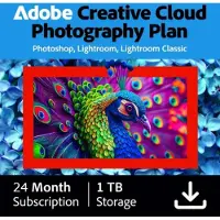 Adobe Creative Cloud Photography Plan - stockage cloud de 1 To - 24 mois/1 appareil - Multilingue (PC/Mac)