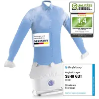 Cleanmaxx fer à repasser automatique pour chemises avec fonction vapeur 2 programmes de repassage Poupée de repassage Machine à repasser automatique pour chemisiers Fer à repasser