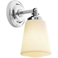 Arcchio Applique Murale , Mahdi, dimmable, Métallique, Salle de bains, Verre, Moderne