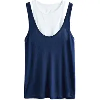 Next Haut bleu marine / blanc