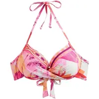 Next Hauts de bikini pêche / rose / magenta / blanc
