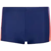Adidas Maillot de bain de sport bleu foncé / violet foncé / saumon / orange clair