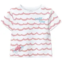s.Oliver T-Shirt corail / blanc naturel