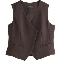 Next Gilet de costume chocolat