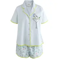 Cath Kidston Shorty 'Stanley Dog' bleu pastel / kiwi / noir