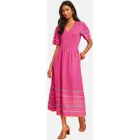 Love & roses Robe bleu clair / violet / orange / fuchsia