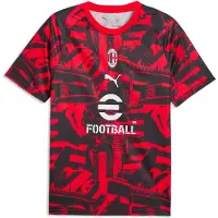 Puma Maillot 'AC Milan' rouge feu / noir