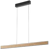 Quitani Suspension , Lisene, dimmable, Bois, Salle à manger, Bois, Design