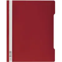 Durable 50 Classeurs à levier en plastique rouge DIN A4 extra large (A4+, 50x)