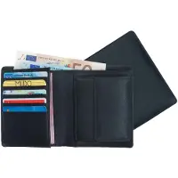 Alassio Porte-monnaie combiné , cuir, noir