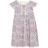 s.Oliver Robe beige clair / marine / bleu clair / rose pastel